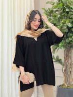مانتو جلو بسته آنیتا کد 6300 - تصویر 3