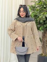 شومیز آستین پاگن طرح قاصدک کد 6292 - تصویر 3
