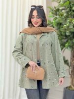 شومیز آستین پاگن طرح قاصدک کد 6292 - تصویر 14