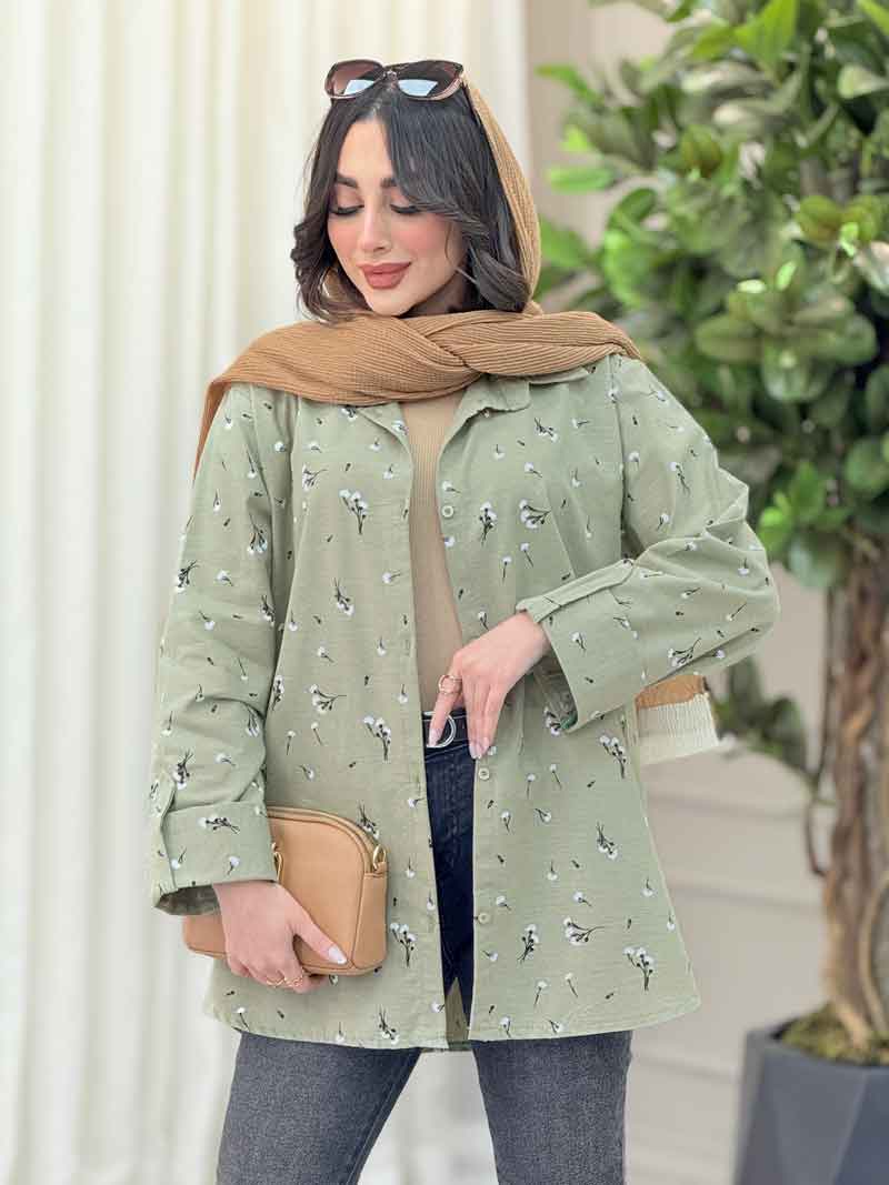 شومیز آستین پاگن طرح قاصدک کد 6292 شومیز آستین پاگن طرح قاصدک کد 6292