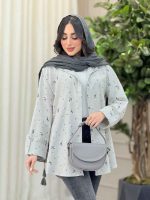 شومیز آستین پاگن طرح قاصدک کد 6292