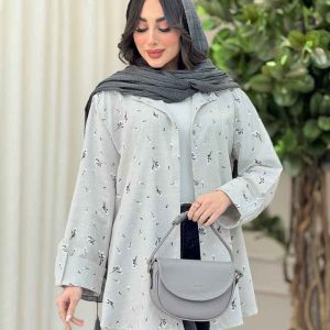 شومیز آستین پاگن طرح قاصدک کد 6292