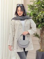 شومیز آستین پاگن طرح قاصدک کد 6292 - تصویر 9