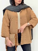شومیز دوخت دار پایین هلال کد 6273 - تصویر 3
