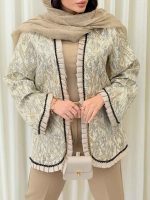 مانتو ژاکارد آرشیدا کد 6344 - تصویر 5