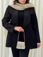 مانتو کریستال دوزی برش دار کد 6311 - تصویر 5