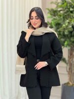 مانتو کریستال دوزی برش دار کد 6311 - تصویر 9