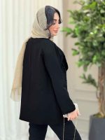 مانتو کریستال دوزی برش دار کد 6311 - تصویر 10