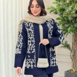 مانتو طرح دار رزیتا کد 6201
