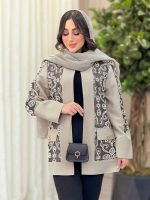مانتو طرح دار رزیتا کد 6201 - تصویر 20