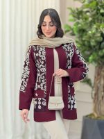 مانتو طرح دار رزیتا کد 6201 - تصویر 3