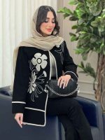 مانتو طرح گل لیا کد 6345 - تصویر 8