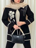 مانتو طرح گل لیا کد 6345 - تصویر 2