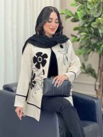 مانتو طرح گل لیا کد 6345 - تصویر 3