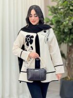 مانتو طرح گل لیا کد 6345 - تصویر 5