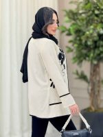 مانتو طرح گل لیا کد 6345 - تصویر 11