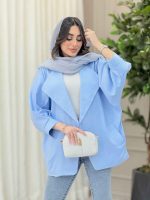 مانتو دو جیب آستین پیله کاملیا کد 6247 - تصویر 22
