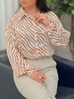 شومیز طرح دار سوفیا کد 6148 - تصویر 12