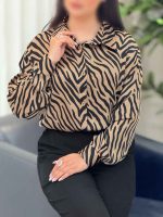 شومیز طرح دار سوفیا کد 6148 - تصویر 16