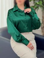 شومیز ساتن افرا کد 6179 - تصویر 41