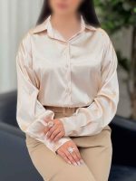 شومیز ساتن افرا کد 6179 - تصویر 21