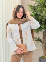 مانتو طرح دار هلما کد 6209 - تصویر 11