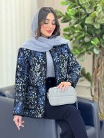 مانتو طرح دار هلما کد 6209 - تصویر 5