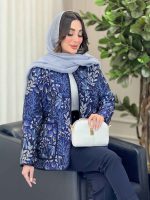 مانتو طرح دار هلما کد 6209 - تصویر 7