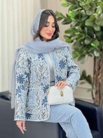 مانتو طرح دار هلما کد 6209 - تصویر 10