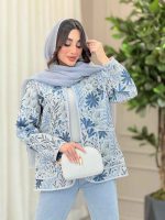 مانتو طرح دار هلما کد 6209 - تصویر 2