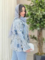 مانتو طرح دار هلما کد 6209 - تصویر 12