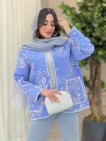 مانتو طرح دار هلما کد 6209 - تصویر 8