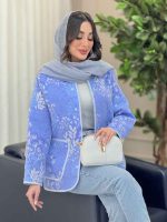 مانتو طرح دار هلما کد 6209 - تصویر 18