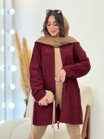 مانتو چهار جیب پایین بندی کد 6195 - تصویر 18