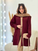 مانتو چهار جیب پایین بندی کد 6195