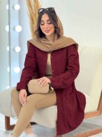 مانتو چهار جیب پایین بندی کد 6195 - تصویر 13