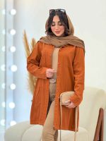 مانتو چهار جیب پایین بندی کد 6195 - تصویر 14