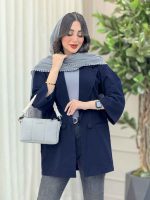 مانتو دو دکمه امیلیا کد 6224 - تصویر 7