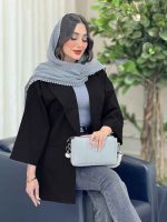 مانتو دو دکمه امیلیا کد 6224 - تصویر 6