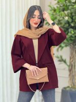 مانتو دو دکمه امیلیا کد 6224 - تصویر 10