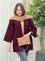 مانتو دو دکمه امیلیا کد 6224 - تصویر 2