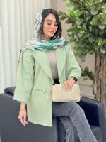 مانتو دو دکمه امیلیا کد 6224 - تصویر 14