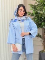 مانتو دو دکمه امیلیا کد 6224 - تصویر 22