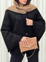 مانتو ژاکارد جلو باز سارگل کد 6229 - تصویر 4
