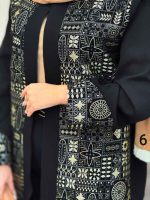 مانتو طرح دار سیمین کد 6219 - تصویر 23