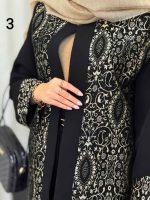 مانتو طرح دار سیمین کد 6219 - تصویر 18