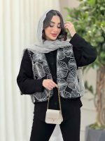 شومیز دو تکه طرح دار کد 6205