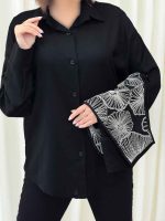 شومیز دو تکه طرح دار کد 6205 - تصویر 8