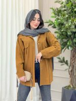 مانتو جیب نما پیله دار کد 6203 - تصویر 22
