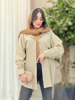 مانتو جیب نما پیله دار کد 6203 - تصویر 23
